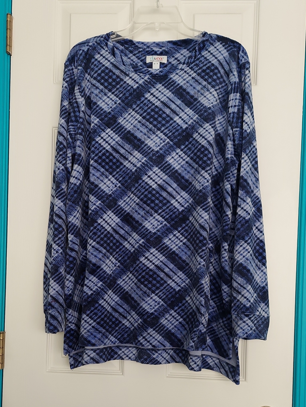 Denim & Co Velour Knit Tunic